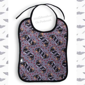 Six Bunnies Panther Baby Bib